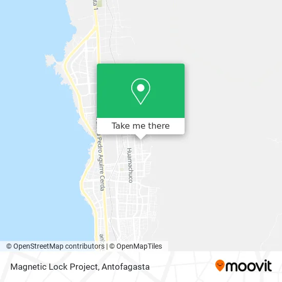 Magnetic Lock Project map