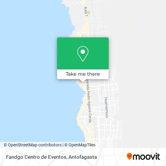 Fandgo Centro de Eventos map