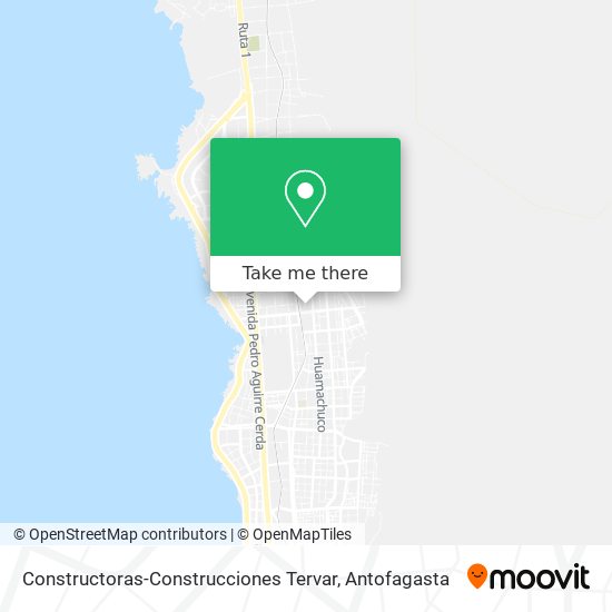 Constructoras-Construcciones Tervar map