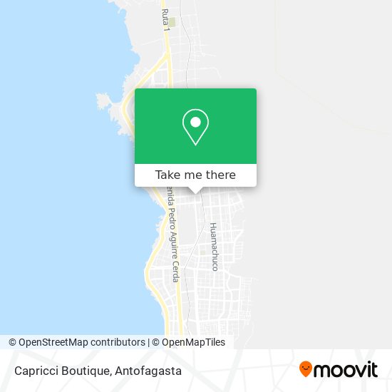 Mapa de Capricci Boutique