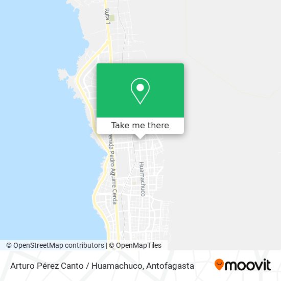 Arturo Pérez Canto / Huamachuco map