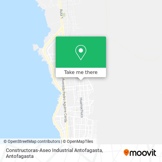 Constructoras-Aseo Industrial Antofagasta map