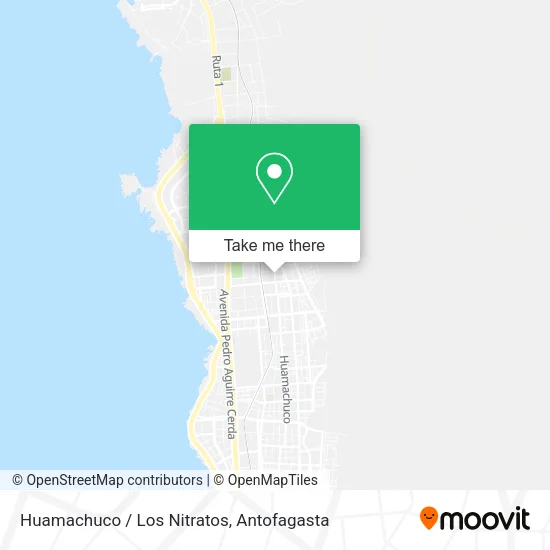 Huamachuco / Los Nitratos map