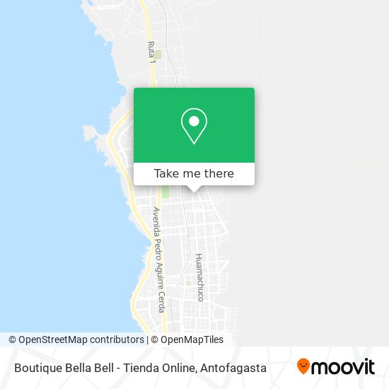 Mapa de Boutique Bella Bell - Tienda Online