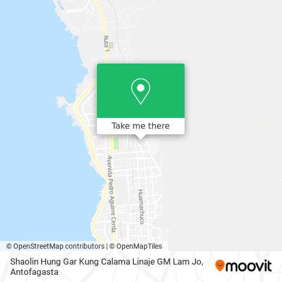 Shaolin Hung Gar Kung Calama Linaje GM Lam Jo map