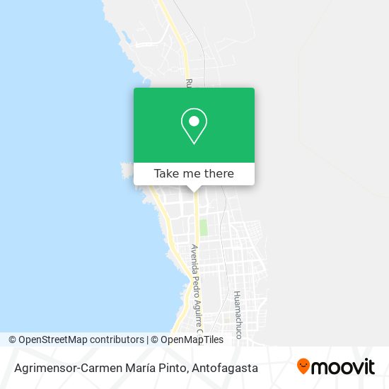 Agrimensor-Carmen María Pinto map
