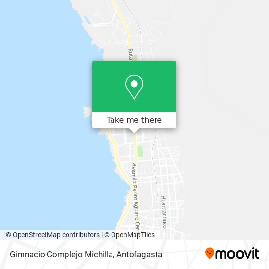 Mapa de Gimnacio Complejo Michilla