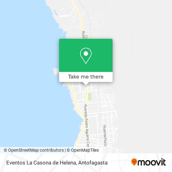 Eventos La Casona de Helena map