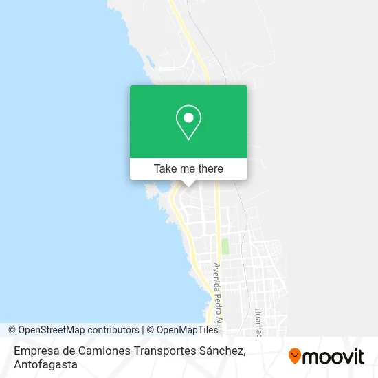 Mapa de Empresa de Camiones-Transportes Sánchez