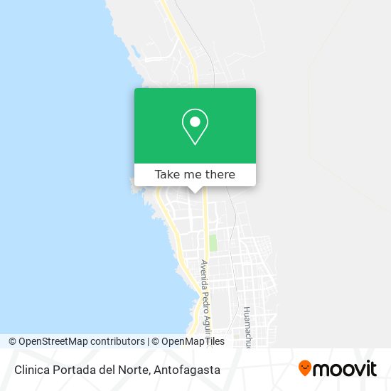 Clinica Portada del Norte map