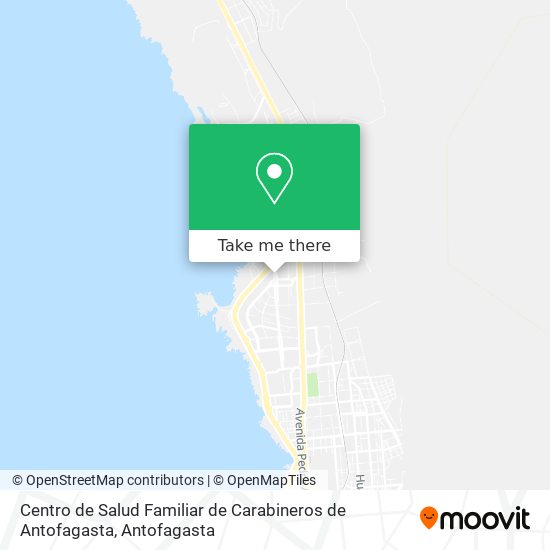 Centro de Salud Familiar de Carabineros de Antofagasta map