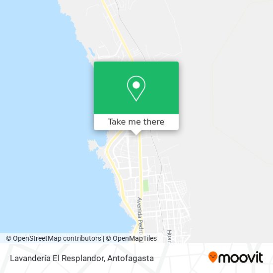 Lavandería El Resplandor map