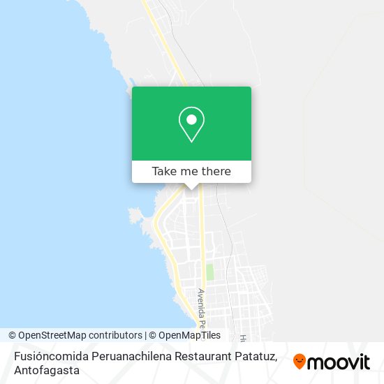 Fusióncomida Peruanachilena Restaurant Patatuz map