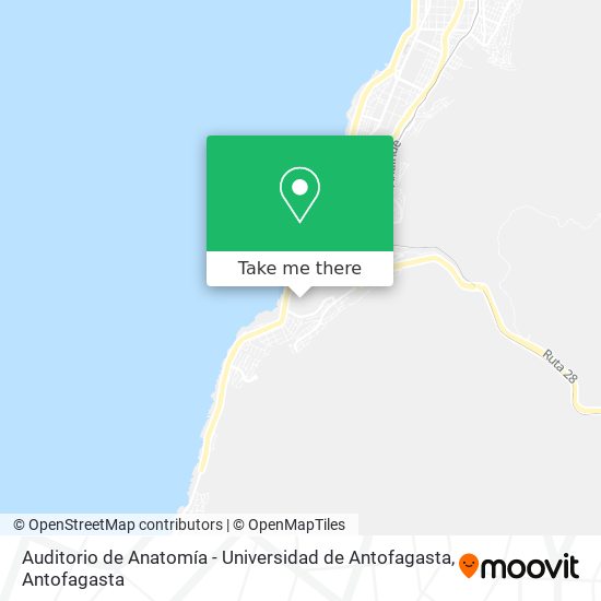 Mapa de Auditorio de Anatomía - Universidad de Antofagasta