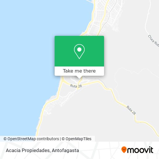 Acacia Propiedades map