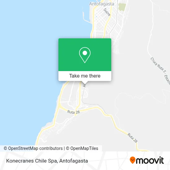 Konecranes Chile Spa map