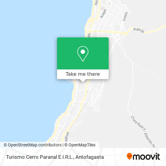 Turismo Cerro Paranal E.I.R.L. map
