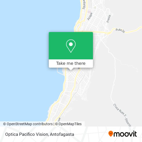 Optica Pacifico Vision map