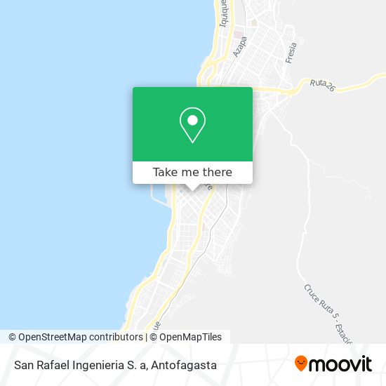 Mapa de San Rafael Ingenieria S. a