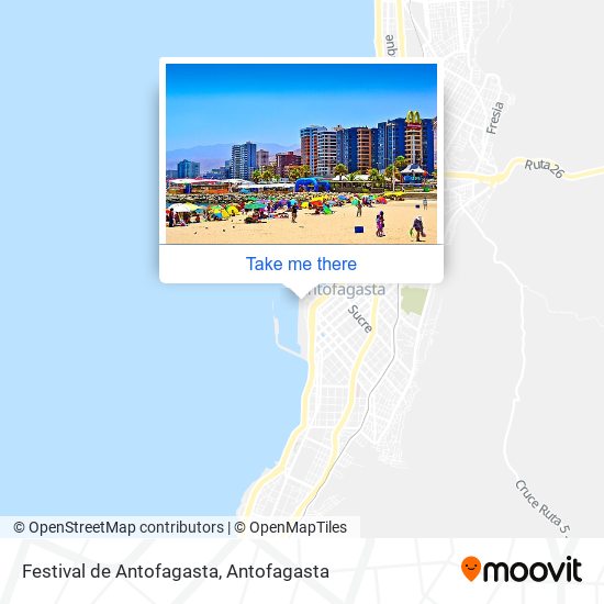 Festival de Antofagasta map