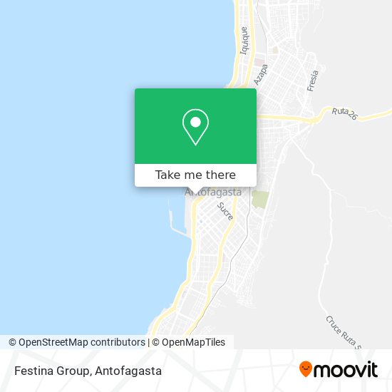 Mapa de Festina Group