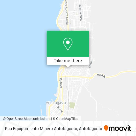 Rca Equipamiento Minero Antofagasta map
