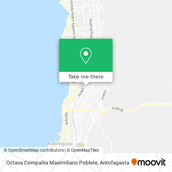 Mapa de Octava Compañía Maximiliano Poblete