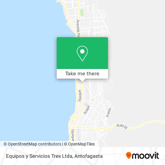 Mapa de Equipos y Servicios Trex Ltda