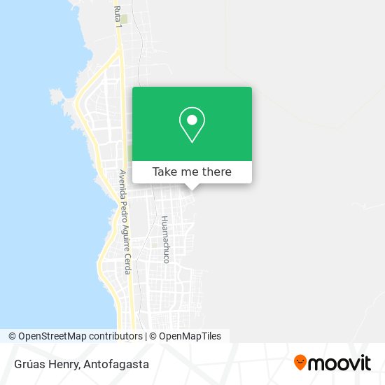 Mapa de Grúas Henry