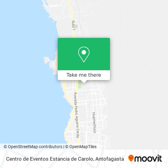 Centro de Eventos Estancia de Carolo map