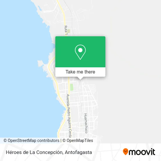 Héroes de La Concepción map