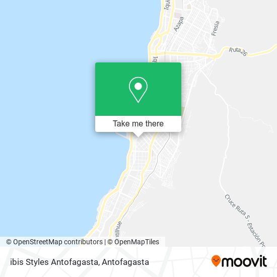 ibis Styles Antofagasta map