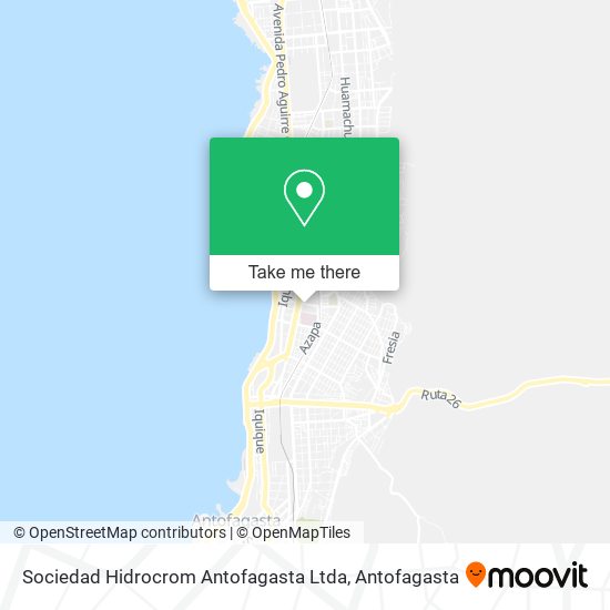 Sociedad Hidrocrom Antofagasta Ltda map