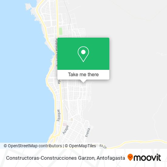 Mapa de Constructoras-Construcciones Garzon