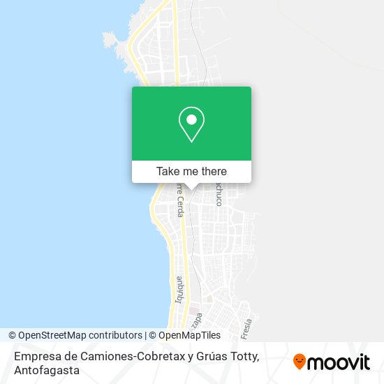 Empresa de Camiones-Cobretax y Grúas Totty map