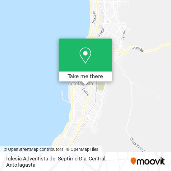 Mapa de Iglesia Adventista del Septimo Dia, Central