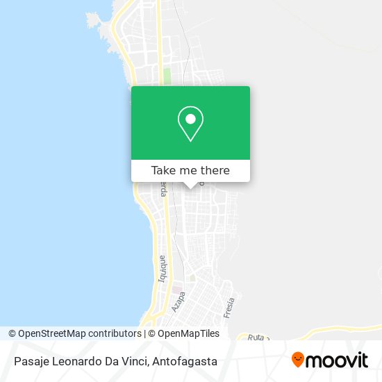 Pasaje Leonardo Da Vinci map