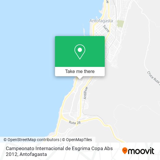 Campeonato Internacional de Esgrima Copa Abs 2012 map