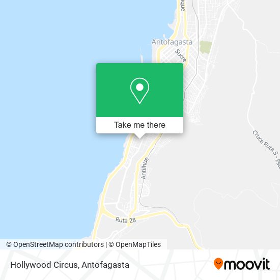 Hollywood Circus map