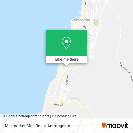 Mapa de Minimarket Mac Rossi