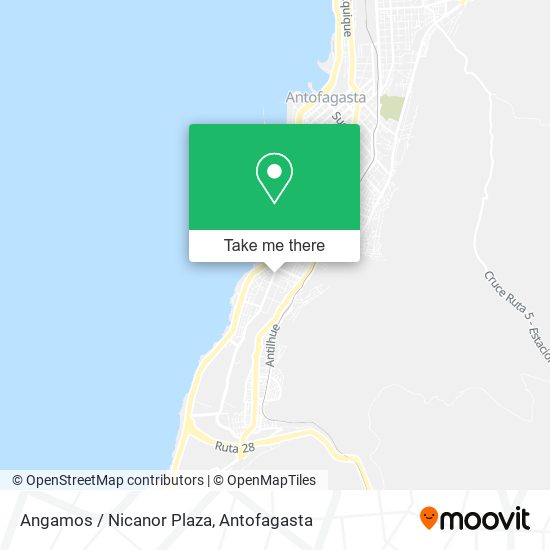 Angamos / Nicanor Plaza map