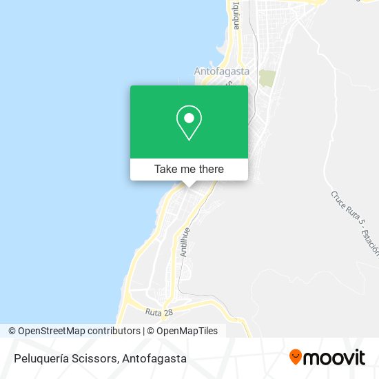Peluquería Scissors map