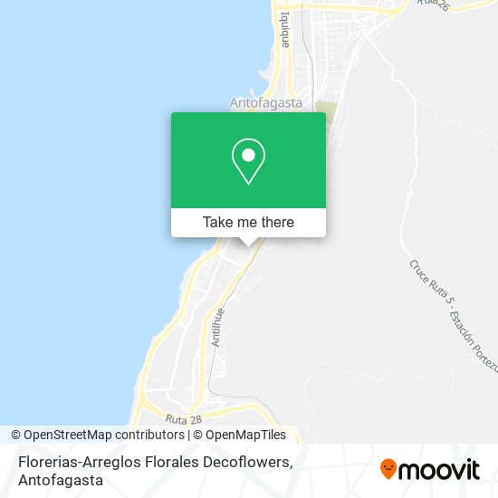 Mapa de Florerias-Arreglos Florales Decoflowers
