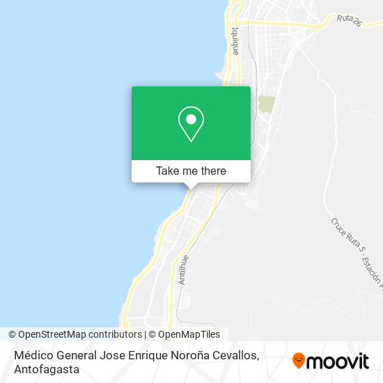 Mapa de Médico General Jose Enrique Noroña Cevallos