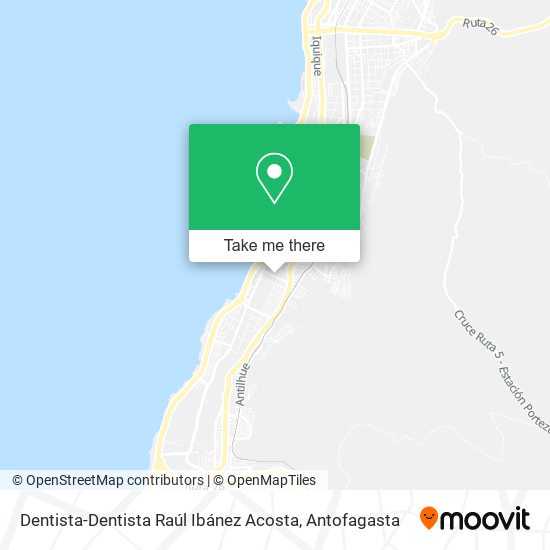 Dentista-Dentista Raúl Ibánez Acosta map