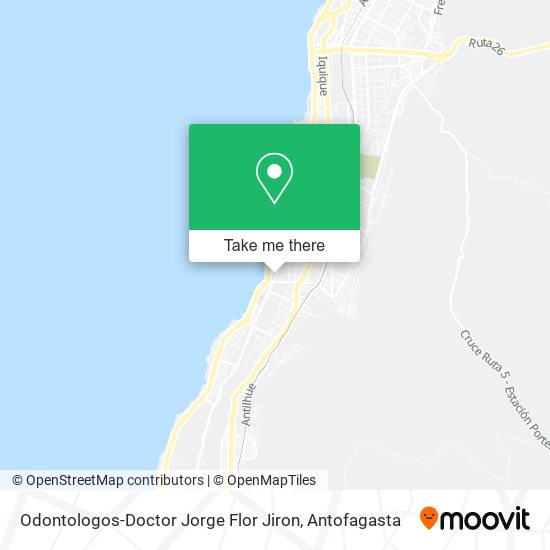 Mapa de Odontologos-Doctor Jorge Flor Jiron