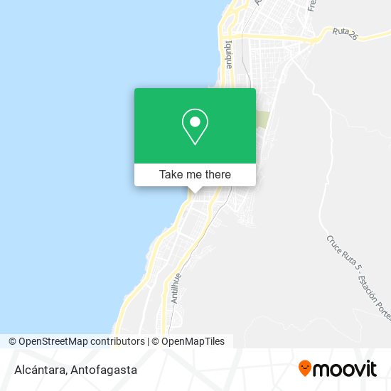 Mapa de Alcántara