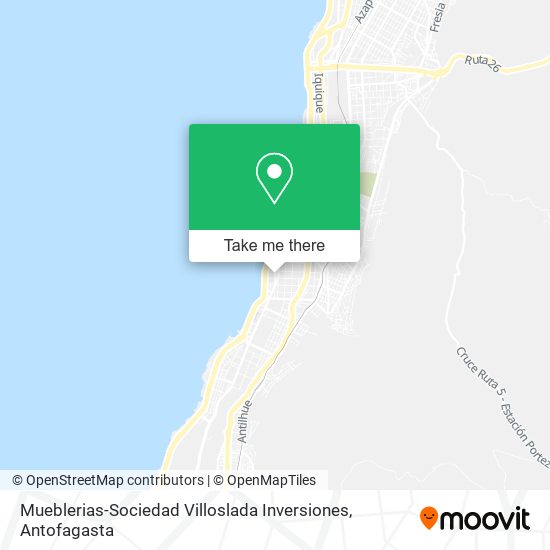 Mueblerias-Sociedad Villoslada Inversiones map
