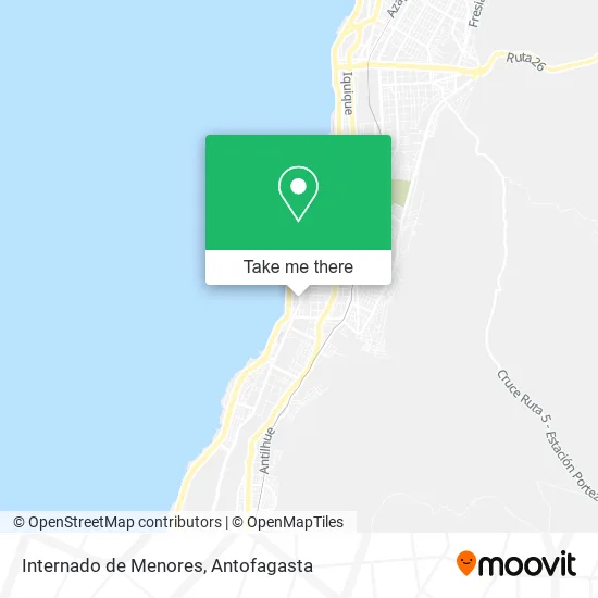 Mapa de Internado de Menores
