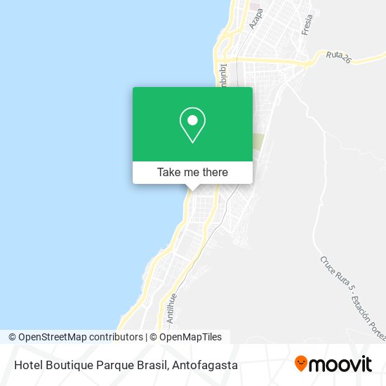 Hotel Boutique Parque Brasil map